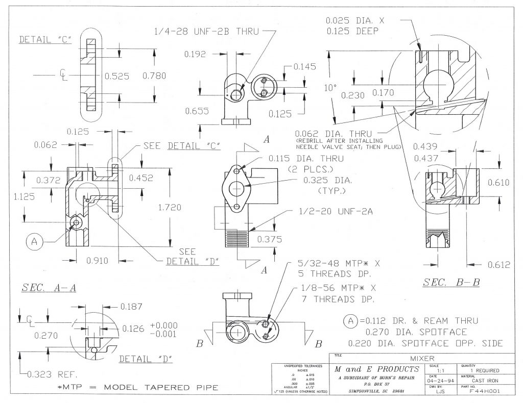 Model Engines – Peerless Foundry & Machine